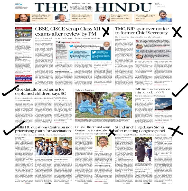 newspaper for upsc selection the Hindu