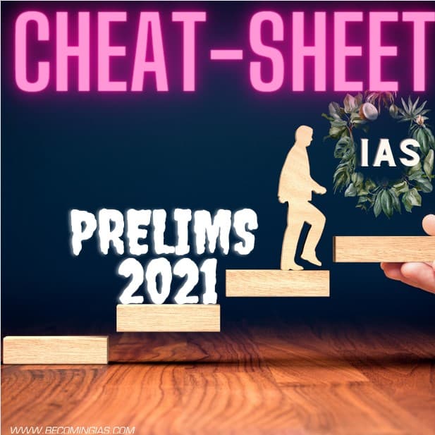 UPSC PRELIMS 2021 : THE ULTIMATE CHEAT-SHEET & MCQ-HACKER 2.0